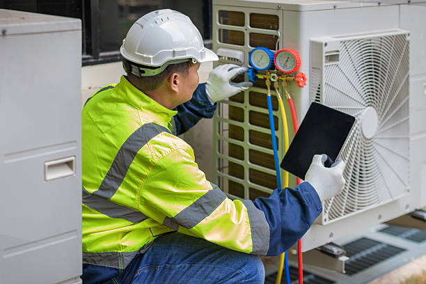 Professional Hvac Installation technician working in Burnett, WI